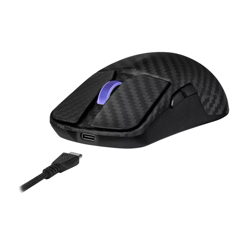 ASUS ROG Harpe Ace Extreme myš herná pravá ruka RF Wireless + Bluetooth + USB Type-A optická 42000 DPI