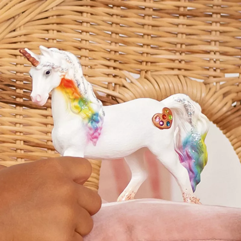 schleich BAYALA dúhová láska jednorožčia kobyla, 5 rokov, jednorožec / Pegas, jednorožce a víly, viacfarebná