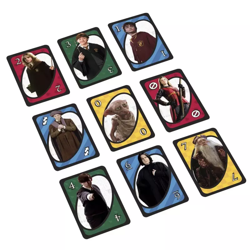 Kartová hra MATTEL UNO Harry Potter – skladacia hra, od 7 rokov