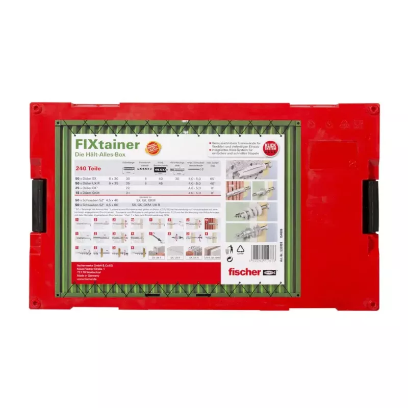 Rozpínacia kotva Fischer FIXtainer Hält-Alles-Box 50 kusov