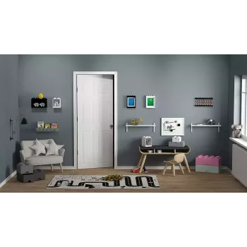 room copenhagen LEGO Brick Shelf 8+4 čierna — modulárna nástenná polica s 2 policami