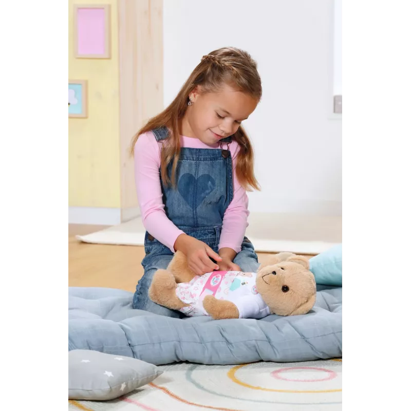 Hračkársky medveď BABY born medveď biely 0 až 12 rokov