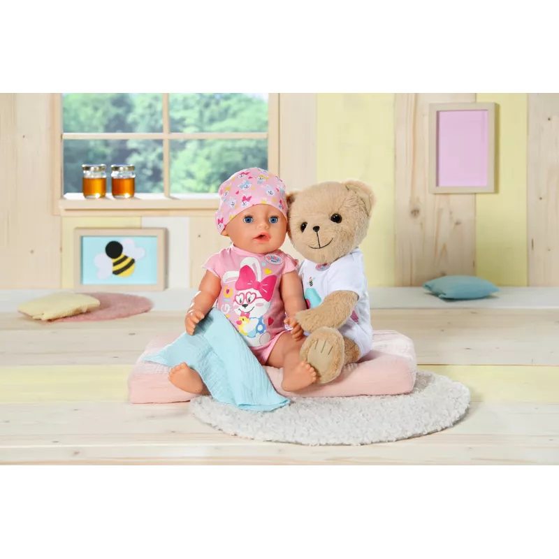 Hračkársky medveď BABY born medveď biely 0 až 12 rokov
