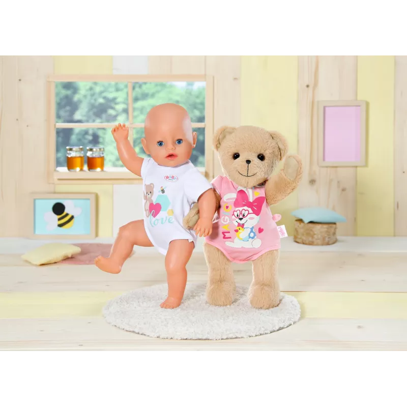 Hračkársky medveď BABY born medveď biely 0 až 12 rokov