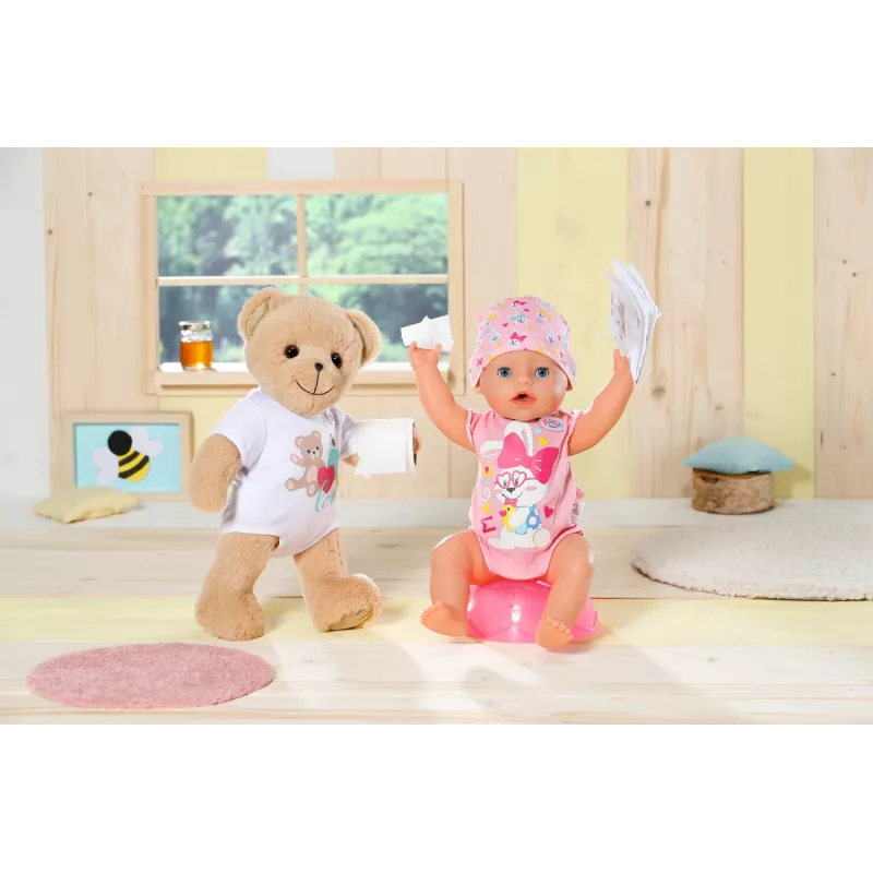 Hračkársky medveď BABY born medveď biely 0 až 12 rokov
