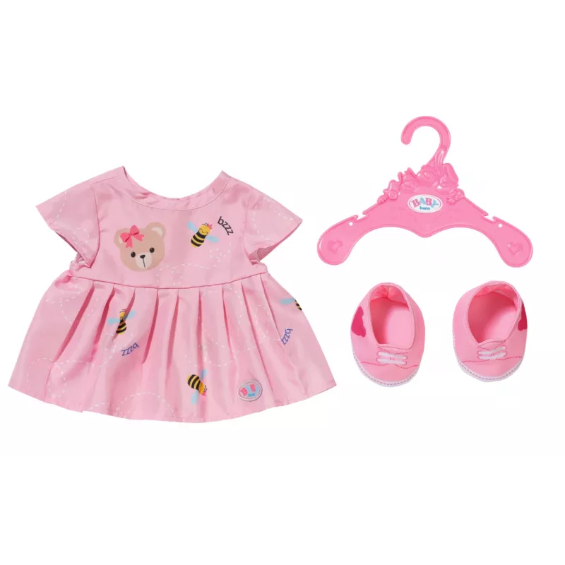 Šaty pre bábiky BABY born medvedí outfit skladací 1 rok 55 g
