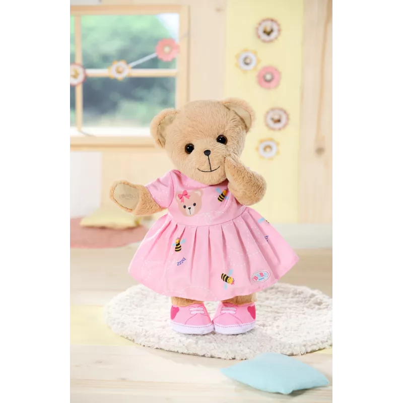 Šaty pre bábiky BABY born medvedí outfit skladací 1 rok 55 g