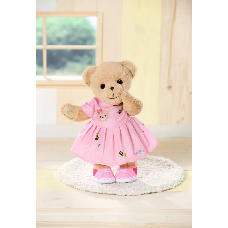 Šaty pre bábiky BABY born medvedí outfit skladací 1 rok 55 g
