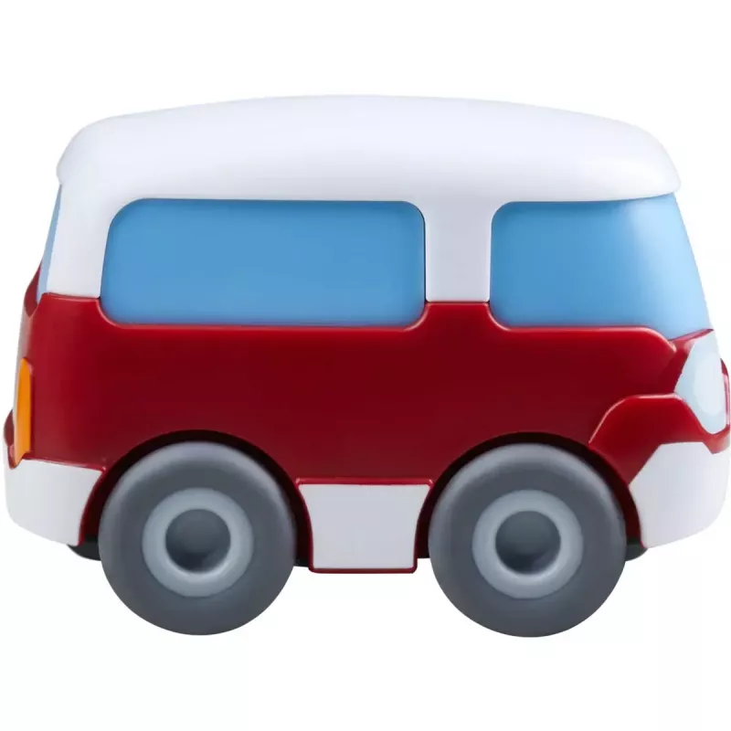 Autobus HABA Kullerbu Momentum Motor Mini Bus modrá sivá červená biela