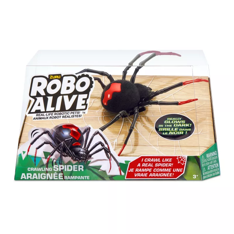 Robo Alive plazivý pavúk svietiaci v tme robotická hračka ZURU