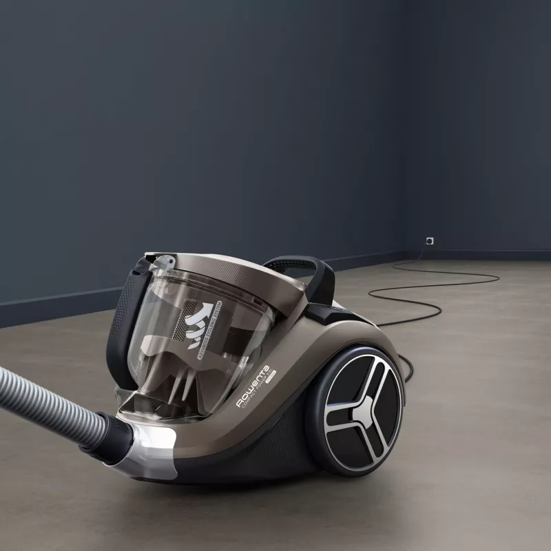 Rowenta Compact Power XXL Animal RO4B50 podlahový vysávač bez vrecka, 3-stupňový filter, sivo-čierny