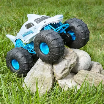 Monster Jam, oficiálny Megalodon STORM All-Terrain diaľkovo ovládaný monster truck, mierka 1:15