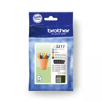 Brother LC3217VAL atramentová kazeta 4 ks originálna čierna, azúrová, purpurová, žltá