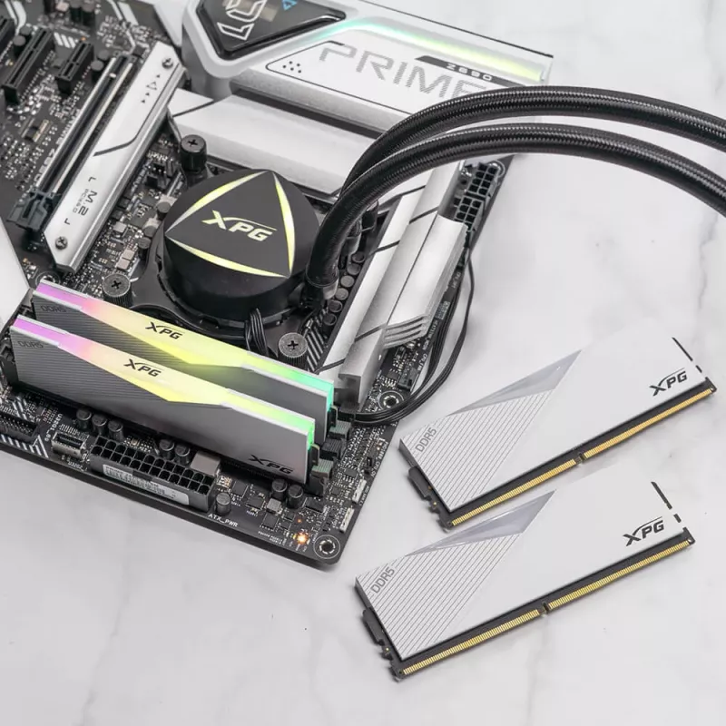 DIMM 64 GB DDR5-6400 (2x 32 GB) Dual-Kit, operačná pamäť biela, AX5U6400C3232G-DCLARWH, Lancer RGB, INTEL XMP