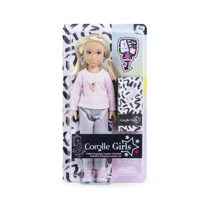 Corolle Girls Valentine Shopping Surprise bábika, od 4 rokov