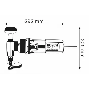 Bosch 0 601 506 103 elektrické nožnice/vykrajovač 2400 h/min 500 W