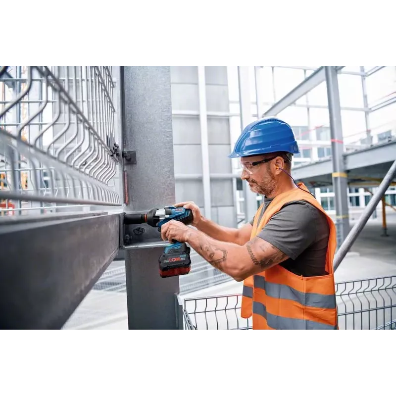 Bosch GDS 18V-1050 H Professional aku rázový uťahovák 18 V, 1050 Nm, 1750 ot./min., vonkajší štvorhran 3/4", 2x akumulátor ProCORE18V 5,5 Ah, L-BOXX, modrý/čierny
