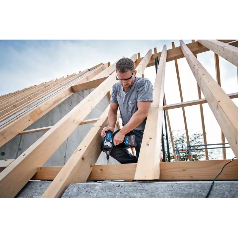 Bosch GDS 18V-1050 H Professional aku rázový uťahovák 18 V, 1050 Nm, 1750 ot./min., vonkajší štvorhran 3/4", 2x akumulátor ProCORE18V 5,5 Ah, L-BOXX, modrý/čierny