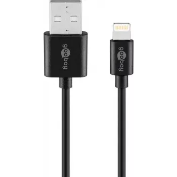 Goobay Lightning USB nabíjací a synchronizačný kábel 1 m Lightning USB A CE MFi