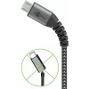 USB kábel Wentronic 49282 USB 2.0 1 m Micro-USB B USB A čierny sivý