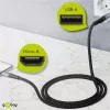 USB kábel Wentronic 49282 USB 2.0 1 m Micro-USB B USB A čierny sivý