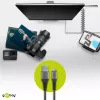 USB kábel Wentronic 49282 USB 2.0 1 m Micro-USB B USB A čierny sivý
