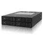 ICYDOCK ToughArmor celokovová 4-bay 2,5-palcová SATA HDD & SSD backplane klietka pre externý 5,25-palcový slot