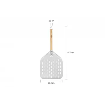 Unold 6881620 lopata na pizzu hliník, drevo