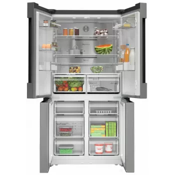 Bosch Serie 4 KFN96APEA side-by-side chladnička voľne stojaca 605 l nerez
