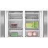 Bosch Serie 4 KFN96APEA chladnička s mrazničkou Side-by-Side, French Door, voľne stojaca, 605 l (405 l + 200 l), Home Connect, energetická trieda E, nerezová oceľ