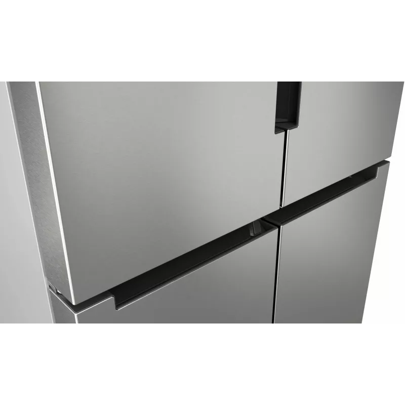 Bosch Serie 4 KFN96APEA chladnička s mrazničkou Side-by-Side, French Door, voľne stojaca, 605 l (405 l + 200 l), Home Connect, energetická trieda E, nerezová oceľ