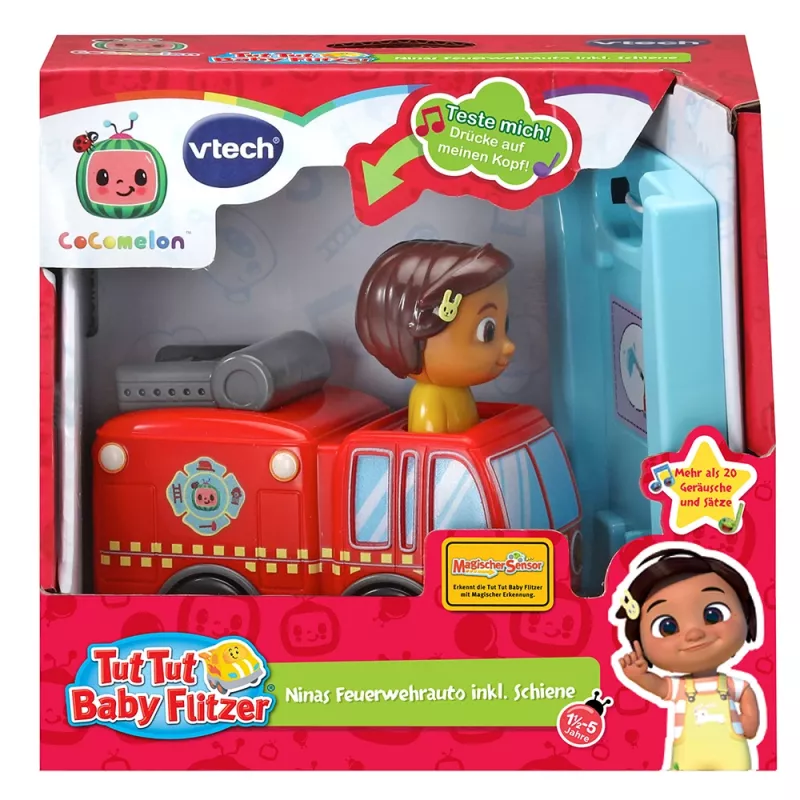 VTech 561304, hasičské auto, 1,5 roka, AAA, viacfarebné