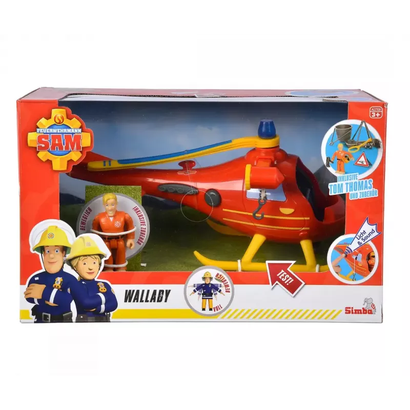 Vrtuľník Simba Toys 109252510 Fireman Sam oranžový 3+