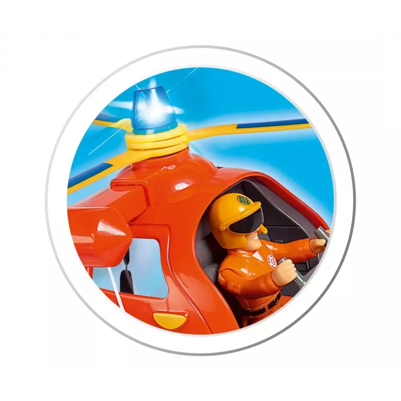 Vrtuľník Simba Toys 109252510 Fireman Sam oranžový 3+
