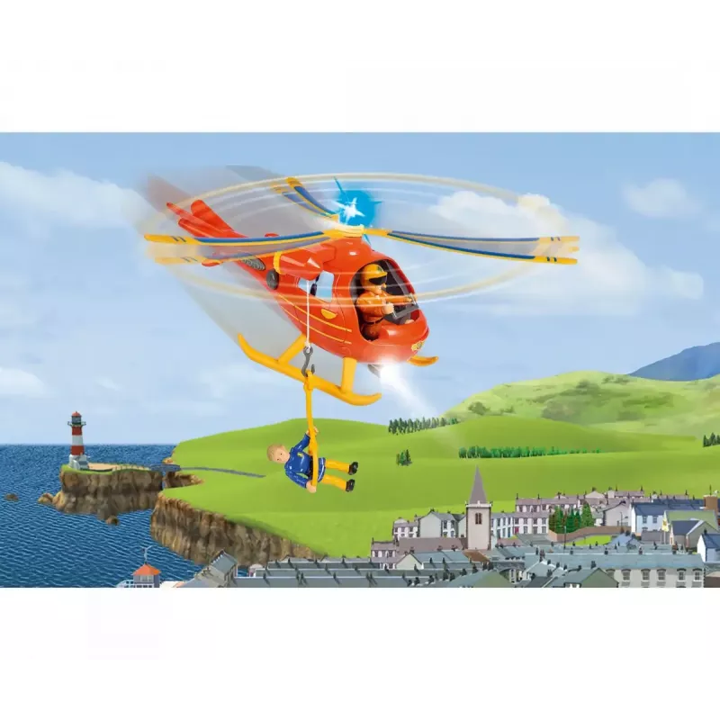 Vrtuľník Simba Toys 109252510 Fireman Sam oranžový 3+