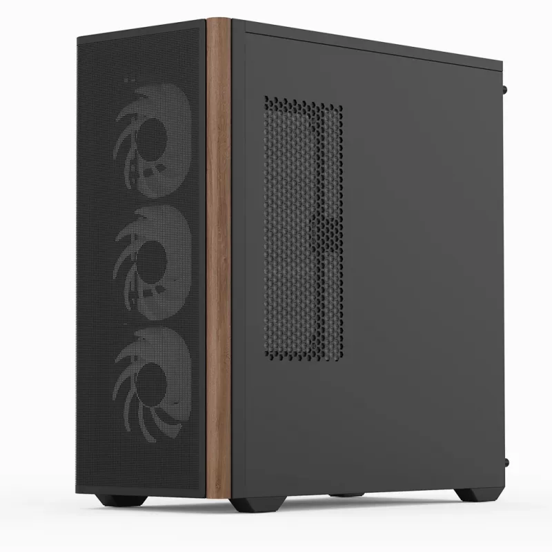 Aerocool D501A Midi Tower čierna