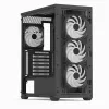 Aerocool D501A Midi Tower čierna