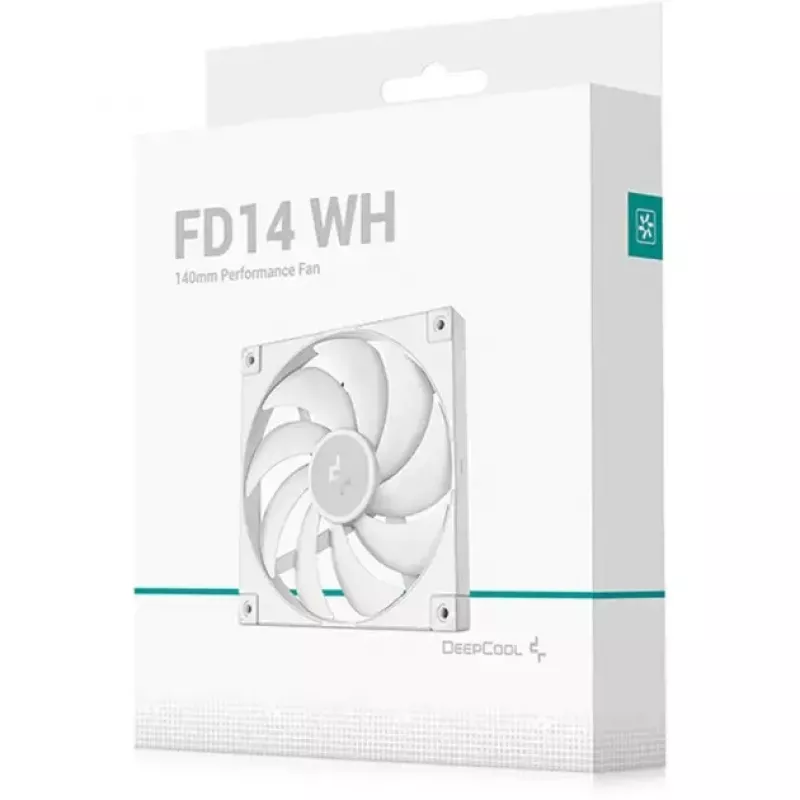 140-mm ventilátor do skrine DeepCool FD14 WH, 140 x 140 x 25 mm, biely, 3-Pin