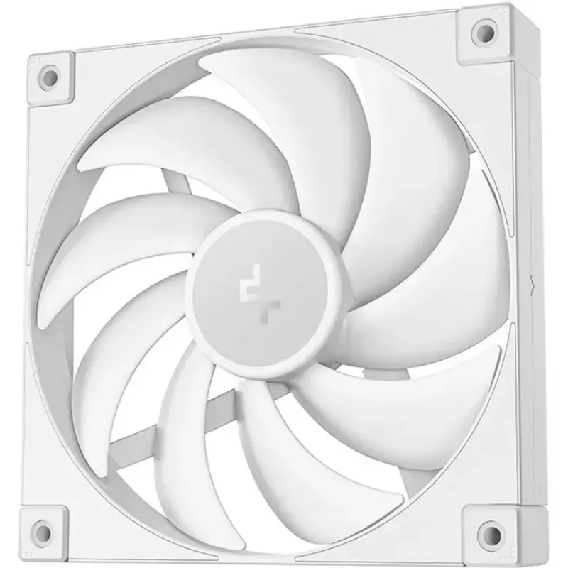 Skriňový ventilátor DeepCool FD14 White 140mm 3in1 — 140 mm, biely, 3-in-1 pripojenie