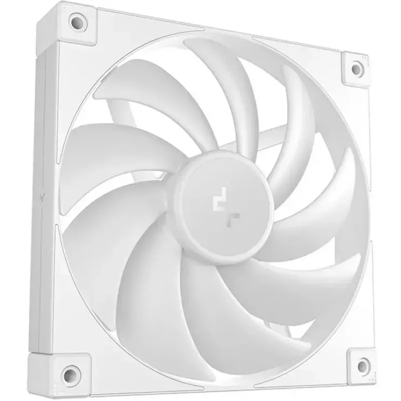 Skriňový ventilátor DeepCool FD14 White 140mm 3in1 — 140 mm, biely, 3-in-1 pripojenie