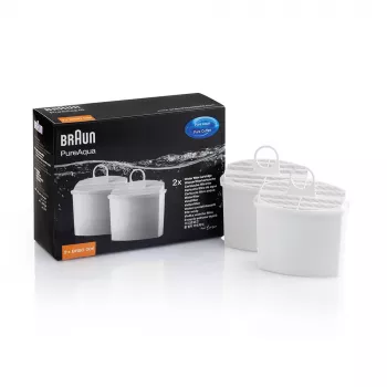 Braun PureAqua BRSC006 vodný filter pre kávovary, 2 ks, biely