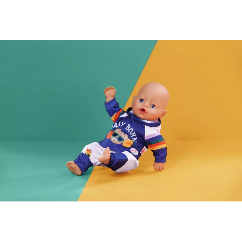 BABY born tepláková súprava tmavomodrá 43cm sada oblečenia pre bábiky