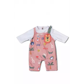 BABY born overal džungľa 43cm overal pre bábiky