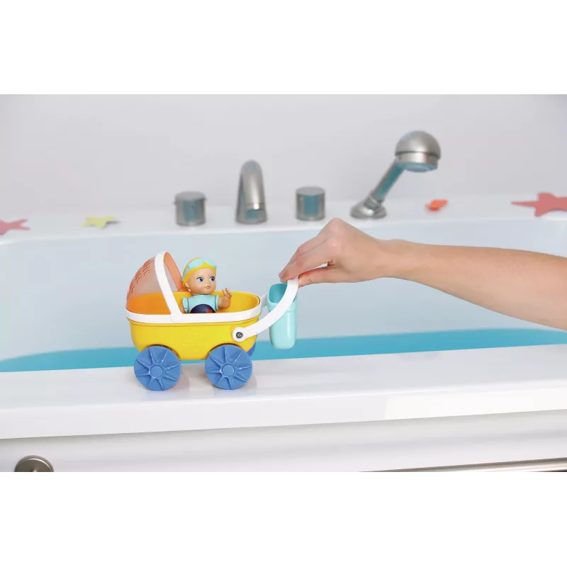 BABY born Splish Splash kočík s Emmou vodnou bábikou viacfarebný