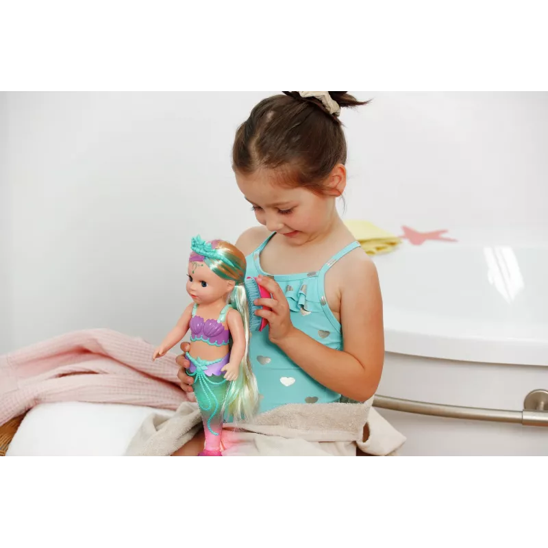 Bábika zapf creation BABY born morská víla model 837368 – bábika do kúpeľa s chvostom morskej víly
