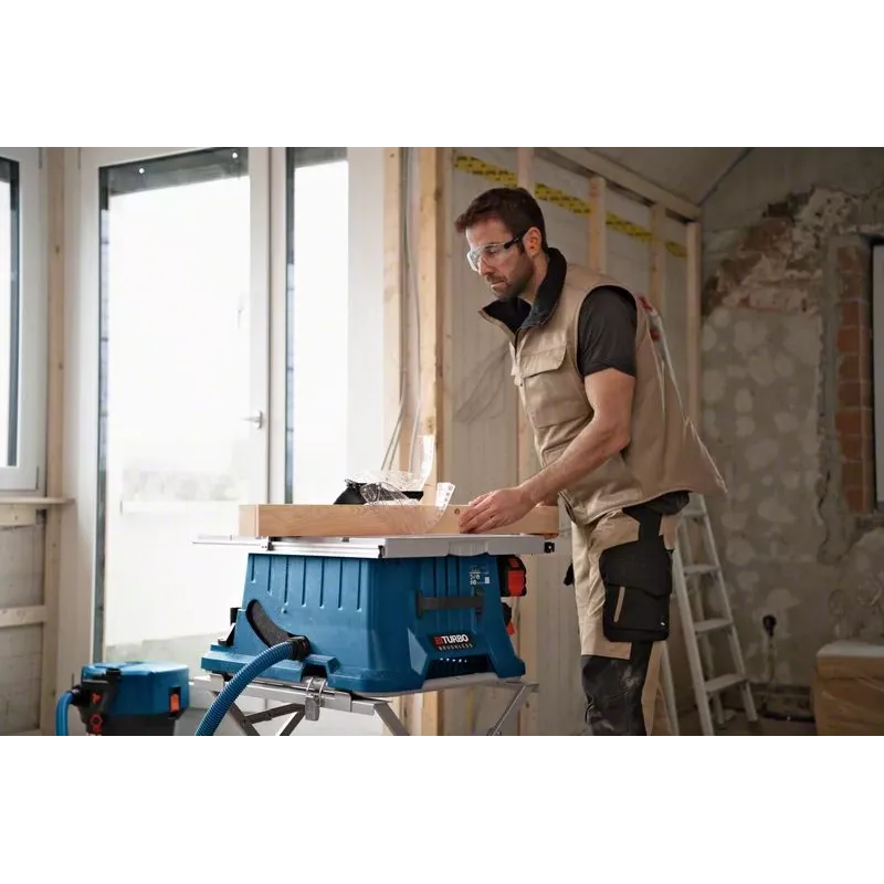 Bosch BITURBO GTS 18V-216 Professional akumulátorová stolová píla, 18 V, kotúč 216 mm, solo (bez akumulátora a nabíjačky), modrá