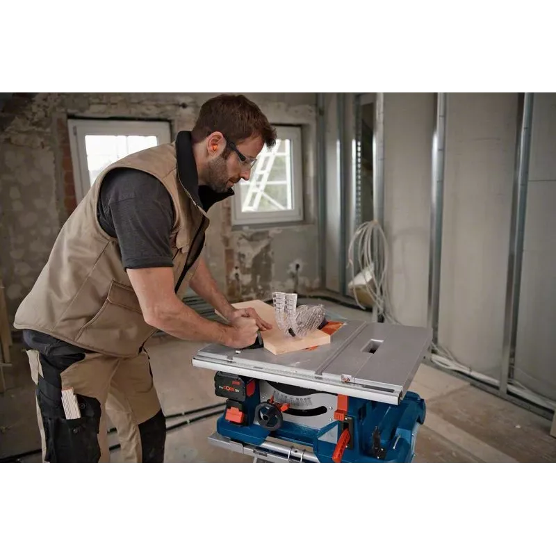 Bosch BITURBO GTS 18V-216 Professional akumulátorová stolová píla, 18 V, kotúč 216 mm, solo (bez akumulátora a nabíjačky), modrá