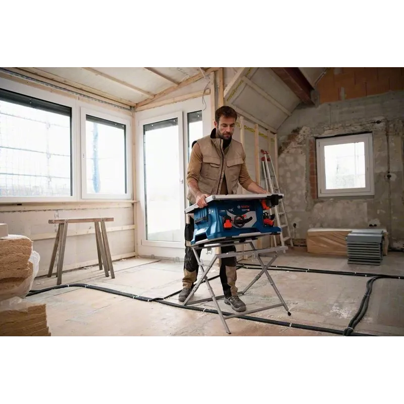 Bosch BITURBO GTS 18V-216 Professional akumulátorová stolová píla, 18 V, kotúč 216 mm, solo (bez akumulátora a nabíjačky), modrá