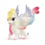 Schleich BAYALA dúhové dračie mláďa figúrka od 5 rokov, béžová modrá zelená, téma jednorožec/pegas