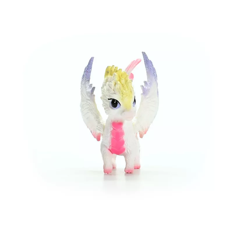 Schleich BAYALA dúhové dračie mláďa figúrka od 5 rokov, béžová modrá zelená, téma jednorožec/pegas